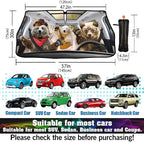 Socira Funny Bear Car Window Shades Windshield Sun Shade Umbrella Foldable Bear Sunshade for Front Window Auto Windshield Sunshade Covers Bear Car Accessories 57'' X 30''