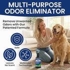 Heavy Duty Odor Eliminator Spray - 32 fl oz - Professional Strength Deodorizer for Pet, Food & Fire Odors - Non-Toxic, Fast-Acting & Residue-Free Formula - Multi-Surface Use
