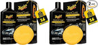 Meguiar's Gold Class Carnauba Plus Premium Liquid Wax Kit with Pure Carnauba Wax Blend and a Foam Applicator Pad for Keeping Glossy Paint Protected Like a Pro, 16 Oz Bottle (Pack of 2)