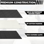HOMBYS Back Seat Extender for Dogs,Dog Car Seat Cover with Storage Car Organizer,Dog Car Seat Extender with Storage for Front or Back Seat,Waterproof Scratch Proof Cover for Cars Trucks and SUVs,Small