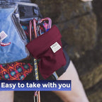 FRIO Cooling Wallet - Insulin Cooler for 45+ Hours of Stress Free On The Go - Burgundy - XL