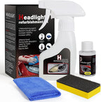 Advanced Car Headlight Restoration Kit: Erase Yellowing & Oxidation Restores Clarity with Long-Lasting UV & Hydrophobic Ceramic Shield - Restoration Fluid Kit for Cars, Trucks and SUVs