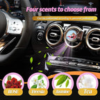 Personalized Custom Car Air Freshener, Double Sided Custom Photo, Record Player Shaped Fragrance Vent Clip, Unique and Cute Car Interior (12 Count, Changpian E)