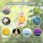 Custom Air Fresheners with Picture,Personalized Photo Air Freshener for Car,Customized Double Sided Dangle it Air Fresheners for Bedroom Bathroom Wardrobe Hanging Ornaments (3PCS-Crop)