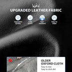 Back Seat Extender for Dogs-Large Space, Hard Bottom Dog Car Seat Cover for Back Seat Hold 420lb, Anti-scratch Backseat Extender for Dogs,Waterproof Dog Hammock for Car, SUV, Truck, All Black