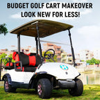 Golf Cart Front Seat Covers for Yamaha G29/drive Drive 2 2007+, Durable Polyester Fabric Yamaha G29 Seat Covers, Breathable Washable