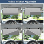 NAZZO Polarized Car Sun Visor Extension, Upgraded Magnetic Sunshade with PC Lens, Anti-Glare Car Visor Sun Blocker for Safe Driving, UV-Filtering/Protection