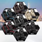 CTDS Car Seat Covers for Honda Civic 2000-2026, Stylish Sport Seat Cover, Premium Nappa Leather Car Seat Cover. Automobile Seat Covers Sets.(Luxury 5 Seats/Black Red)