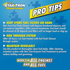 Star Tron Fuel Tank Cleaner – Removes Sludge, Varnish & Other Deposits – Helps Restore Performance of Old, Stale Fuel – Concentrated Formula for Gasoline and Diesel Tanks