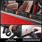 Back Seat Extender for Dogs – Waterproof Dog Seat Cover for Back Seat with Door Protection, Easy to Use and Clean, Hard Bottom, Holds 420 lbs Dog Hammock for Cars, SUVs & Small-Size Trucks