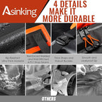 Asinking Car Rooftop Cargo Carrier Bag, 20 Cubic Feet Waterproof Heavy Duty Car Roof Bag for All Vehicle with/Without Racks - Anti-Slip Mat, 6 Door Hooks, Storage Bag, 2 Extra Straps, Luggage Lock