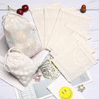 Limko Cotton Bags Muslin Bags Sachet Bag for Home Supplies (3x4 Inch 10 Pack)