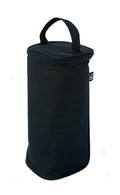 J.L. Childress Breast Milk Cooler Travel Bag - Insulated Baby Bottle Storage Bag, Portable Organizer Pack for Breast Milk, Use for Daycare or On the Go, Fits 1-2 Bottles - Black