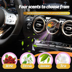 Personalized Custom Car Air Freshener, Double Sided Custom Photo, Record Player Shaped Fragrance Vent Clip, Unique and Cute Car Interior (Customize, Hanging B)