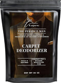 Lapew The Perfect Man Carpet Deodorizer Powder - Pet Safe Freshener for Vacuuming | Scented Odor Eliminator for Home | 36 oz