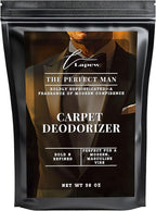 Lapew The Perfect Man Carpet Deodorizer Powder - Pet Safe Freshener for Vacuuming | Scented Odor Eliminator for Home | 36 oz