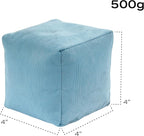 BambooMN Sky Blue Bamboo Charcoal Air Purifier Freshening Cube, 500 Grams Bamboo Activated Carbon, 4 Pieces