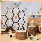 36 Pack Easter Christian Gifts Bulk Empty Hanging Car Diffuser Bottles Religious Essential Oil Air Fresheners Church Ministry Favors Faith Gifts for Women (Cylindrical)
