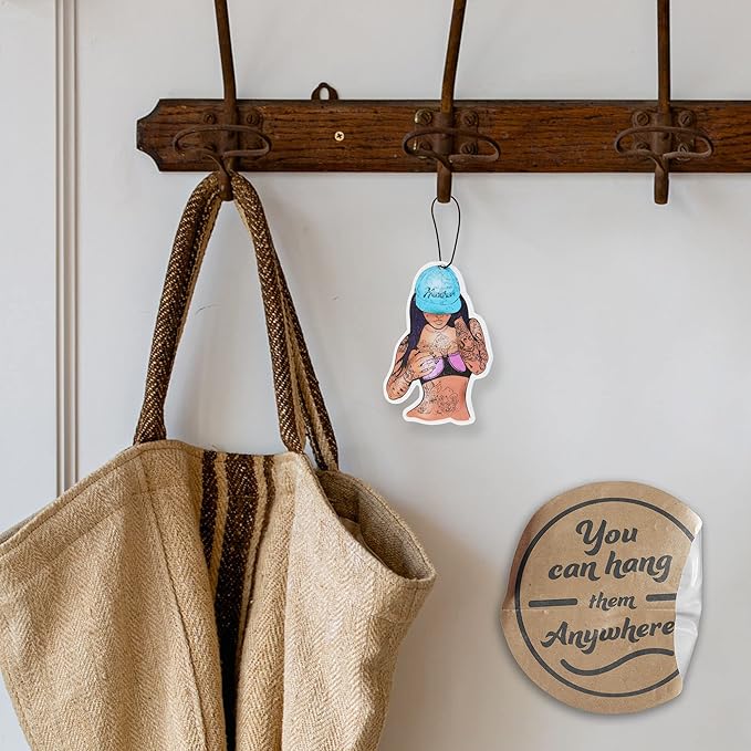 Funny Naughty Unique Car Air Fresheners Scented With Premium Oils By Fresh Fresheners (Hundred's Girl)