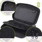 OZCHIN Smell Proof Bag Pocket Bag Activated Carbon Fiber 8'' x 5'' Portable Carry Pouch for Travel