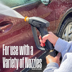 Westinghouse Short Pressure Washer Gun - 3600 Max PSI, M22 Connector - for Gas and Electric Pressure Washers