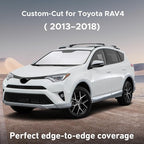 EcoNour Windshield Sunshade Compatible for Toyota RAV4 2013-2016 2017 2018, LE, XLE, Premium, XSE, Limited, SE, TRD Off-Road, Sun Visor for Front Window Sun Shade Cover, Car Accessories