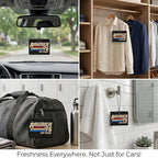 9Pcs USA 250th Anniversary Car Air Freshener, 1776-2026 Semiquincentennial Commemorative Hanging Ornament, Patriotic Double-Sided Scented Tablet, 2026 Independence Day Souvenir Gifts (Style 6)
