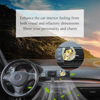 Cowboy Cowgirl Car Air Freshener Vent Clip,Bling Western Car Decor,1pc Women Men Vehicles Trucks Dashboard Decoration Accessories,Refillable Alloy Cowboy Hat Charm Diffuser