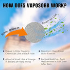 Natural Fume Remover: 2 lb. Granules Rid Chemical, Solvent & Gasoline Vapors