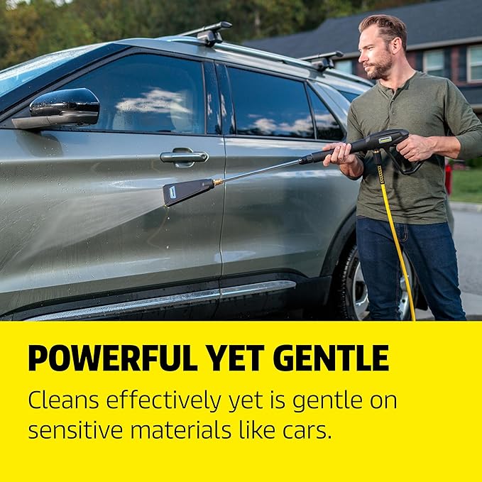 Kärcher eco!Booster Pressure Washer Nozzle - Universal 1/4" Quick Connect Nozzle for 50% More Cleaning Power on Cars, Fences, and Patio Furniture