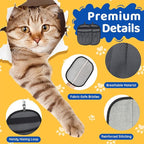 SmartTrends-2 Packs Pet Hair Removal Glove for Dogs & Cats, Five-Finger Ergonomic Grip Reusable & Washable Pet Hair Removal Tool, Lightweight Portable Dog Hair Remover for Couch, Carpet, Bed, Cloth