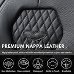 Coverado Automotive Seat Covers, Leather Seat Covers Front Seat, Black Car Seat Covers, Luxury Car Seat Covers, Seat Cushion, Front Driver Seat Covers, Car Seat Protector Universal Fit Most Cars