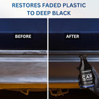 The Pro Stuff® Car Plastic Restorer Black | Restore Faded Plastic to Factory Finish | Easy Apply, Long Lasting, No-Residue Formula | Professional Back to Black Trim Restorer
