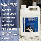 Instantly Cat Urine Odor Remover & Eliminator Cleaning Solution, Oxidizer Based Pee Cleaner Solution & Deodorizer for Carpets, Outdoor Rugs, Rugs, Mattress, etc. 2-128 oz Gallons