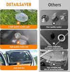 [2026 Upgraded] Car Shades for Side Windows 19"x12"(4 Pack),Sun Shade for Window with 8 Suction Cups,Car Window Shades Can Blocks 99.98% UVR,Window Shade for Baby