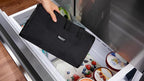 PackIt Freezable Grocery Tote, with EcoFreeze Technology, Foldable, Reusable, Zip Closure, Dual Handles