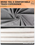 Waterproof Towel Car Seat Cover, Sweat Protection for Yoga, Swimming & Beach, Universal Non-Slip Seat Protector for Cars and SUVs, Post-Workout Essentials, Machine Washable (Gray, 1-Pack)