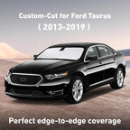 EcoNour Windshield Sunshade Compatible for Ford Taurus 2013-2017 2018 2019, Sun Visor for Front Windshield & Window Sun Shade Cover, UV Heat Blocker & Protector, Car Accessories