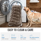 Dog Bed for Truck Back Seat Non-Slip, Truck Dog Bed Soft and Comfortable, Back Seat Pet Bed Mat for Travel, Pet Car Blanket for Backseat Extender and Seat Covers Brown 59”X27.5”