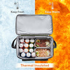 Lifewit Insulated Cooler Bag, 32/48 Can Large Leakproof Beach Cooler, Lightweight Portable Double Layer Soft-Sided Travel Ice Chest for Camping, Kayaking, Road Trips, Grocery Shopping