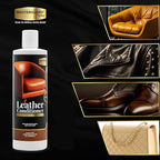MASTERGUARD Leather Care Pack – Water-Based, Non-Toxic Cleaner & Conditioner with 2 Microfiber Cloths – Cleans, Conditions & Protects Leather Furniture, Car Seats & Accessories