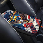 Dreaweet 250th Anniversary Car Center Console Cover Pad Scratch-Resistant & Universal Arm Rest Cover for SUV Sedan Patriotic Eagle Car Accessories Easy to Install