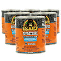 Gorilla Patch & Seal Liquid Rubber Waterproof Sealant, Black, 32 Ounce (Pack of 6) - Seals Out Water, Air, and Moisture