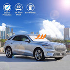 Windshield Sun Shade Custom Fit for 2022 2023 2024 2025 2026 Genesis GV70 Accessories Foldable Sunshade Sun Blocker Protect Car from Sun Rays & Heat Damage Keep Car Cooler
