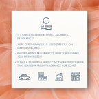 G's Breeze Peach Air Freshener - Sweet, Refreshing Aroma of Sun-Ripened Peaches - Ideal for Home, Car, or Office - Long-Lasting Fragrance - Enjoy a Fruity Vibe with the Juicy Scent of Fresh Peaches