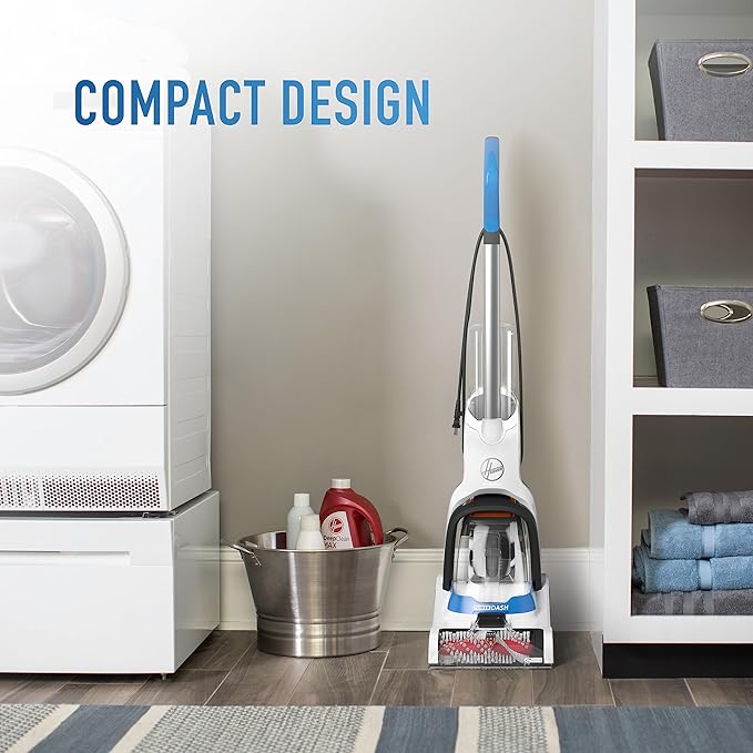 Hoover PowerDash Pet Compact Carpet Cleaner Machine, Lightweight Carpet Shampooer Machine, Pair with a Hoover Carpet Cleaner Solution for a Bright, Refreshed Home