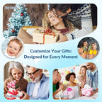 Custom Air Fresheners with Picture - Personalized Double Sided Photo Air Freshener, Customized Air Freshener for Car Wardrobe Bathroom Hanging Ornaments (A4-Round)