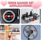 4PCS Heart-Shaped Car Vent Clips with Rhinestone,Bling Air Vent Clips Car Decorations,Premium Shiny Car Clips for Vents Accessories Interior (Red)