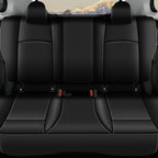 AOMSAZTO Car Seat Covers for Toyota Corolla 2020 2021 2022 L,LE, Car Seat Cover Full Set Waterproof, Custom Fit Full Set Faux Leather Black