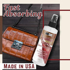 8oz Leather Purse Cleaner & Conditioner – 3-in-1 Spray for Handbags, Designer Bags & Luxury Purses – Deodorizes, Cleans, Conditions & Restores Leather – Safe on Finishes